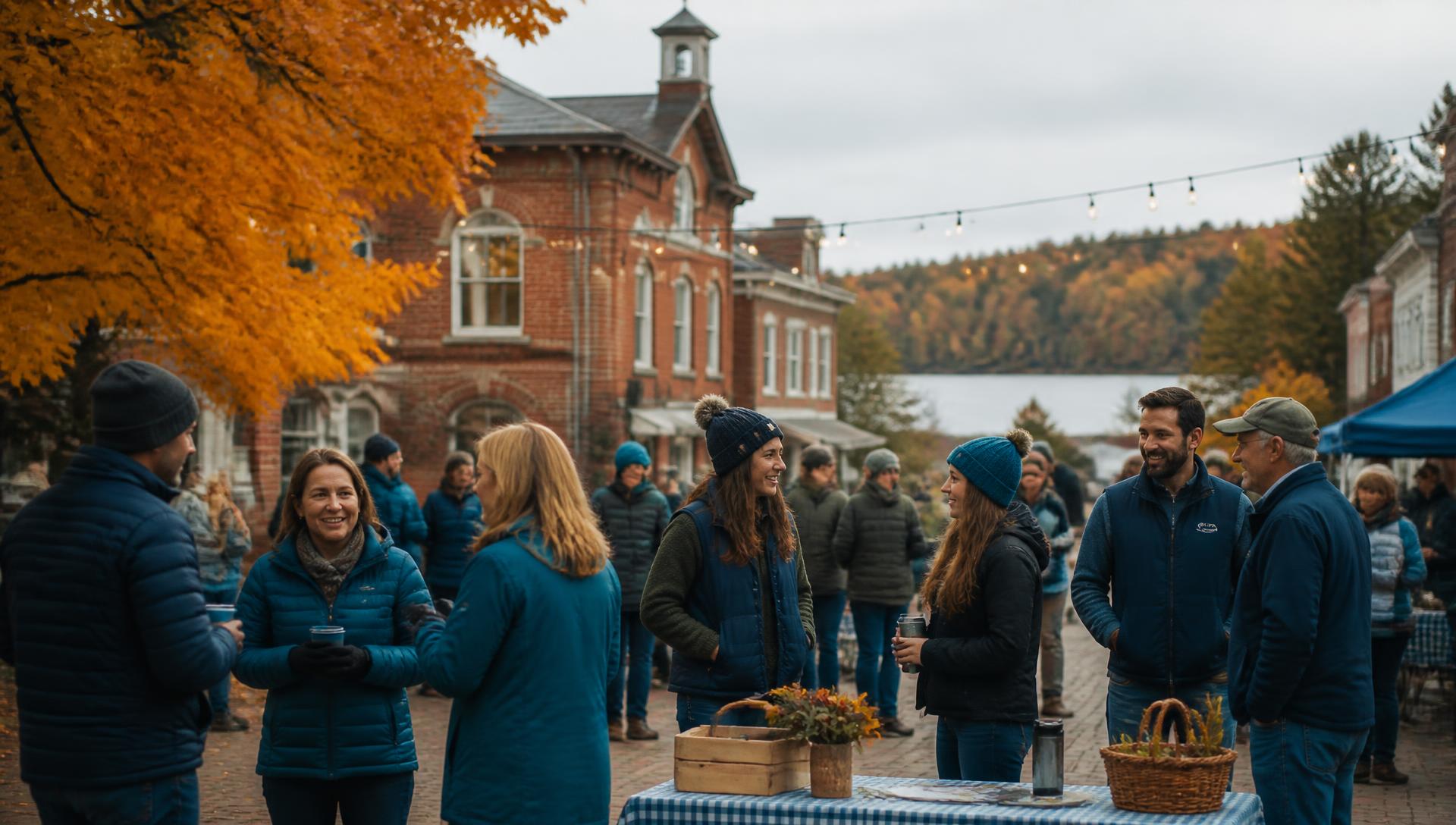 Community gathering in Muskoka